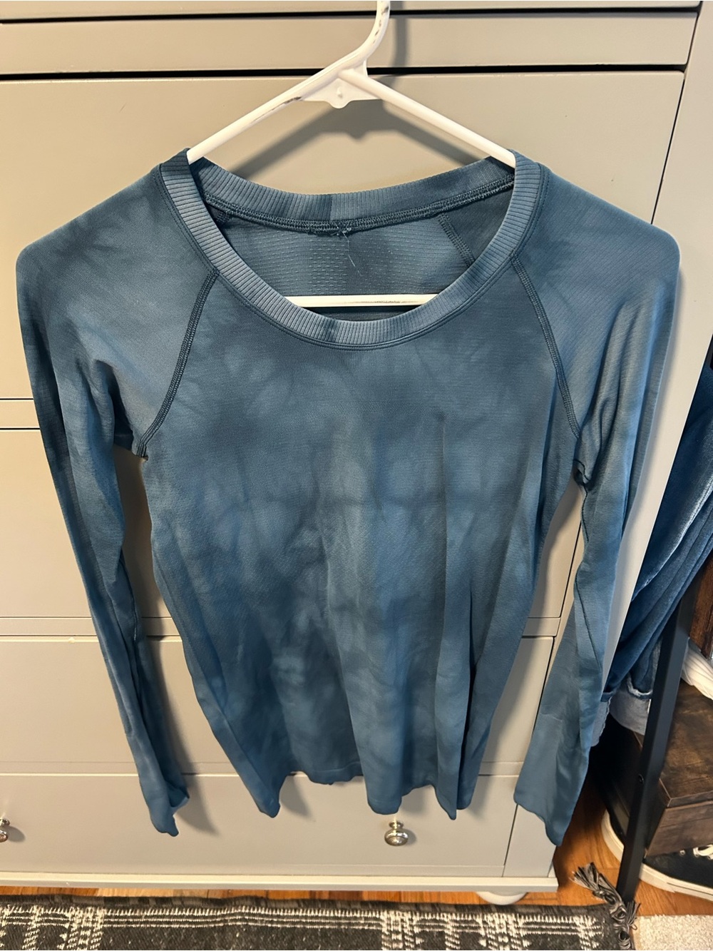 lululemon athletica Long-Sleeve Crew in Slate Blue